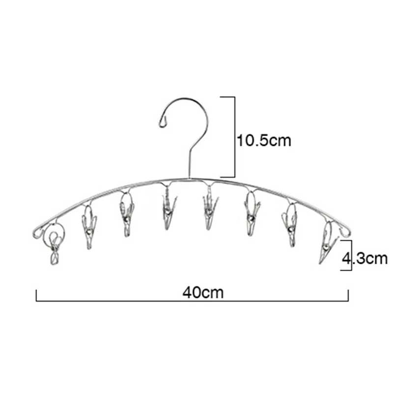 Clothespin Drying Rack Clips Silver Stainless Steel Windproof Socks Bra Underwear Hanging Hanger
Clothespin Drying Rack Clips Silver Stainless Steel Windproof Socks Bra Underwear Hanging Hanger
