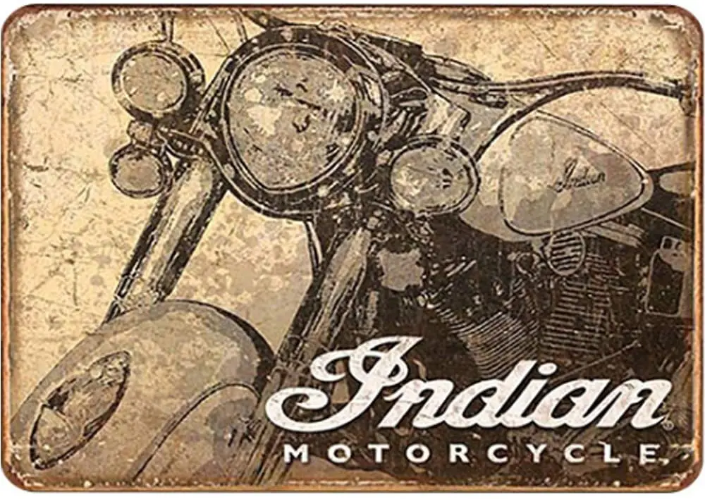 Original Retro Design Motorcycle Tin Metal Signs Wall Art|Thick Tinplate Print Poster Wall Decoration for Garage
Original Retro Design Motorcycle Tin Metal Signs Wall Art|Thick Tinplate Print Poster Wall Decoration for Garage