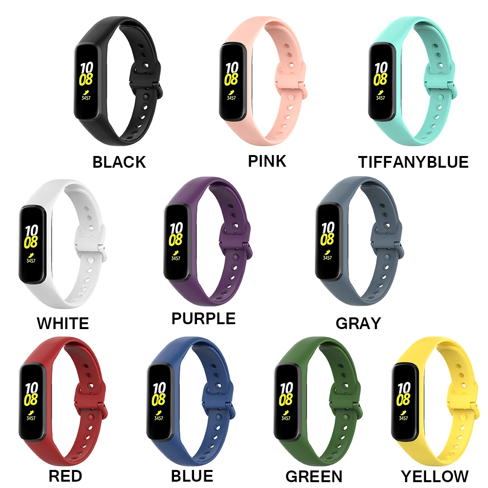 

Silicone Strap for Samsung Galaxy Fit-e/R375 Smart Watch Band Smart Bracelet Strap Pedometer Fitness Tracker Wristband Strap