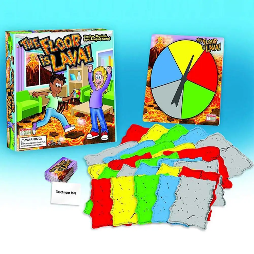 Color Box Newest Floor Lava Innovative Volcano Children's Rotating Card Game Card Family Board Game
Color Box Newest Floor Lava Innovative Volcano Children's Rotating Card Game Card Family Board Game