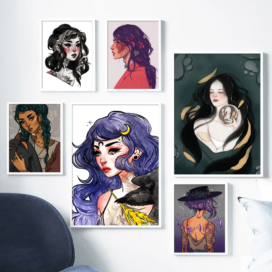 Mermaid Tattoo Personality Girl Wall Art Print Canvas Painting Nordic Canvas Posters And Prints Wall Pictures For Living Room
Mermaid Tattoo Personality Girl Wall Art Print Canvas Painting Nordic Canvas Posters And Prints Wall Pictures For Living Room