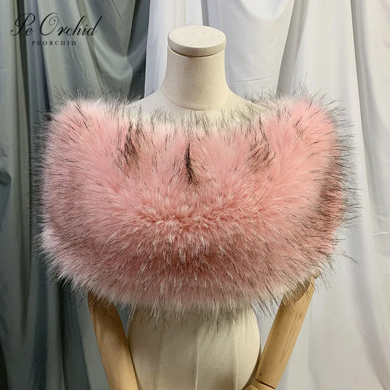 PEORCHID Winter Pink Faux Fur Shrug Bridal Shawl And Wraps Wedding Cape Women Party Bolero Femme Mariage Bridesmaid Jacket 
PEORCHID Winter Pink Faux Fur Shrug Bridal Shawl And Wraps Wedding Cape Women Party Bolero Femme Mariage Bridesmaid Jacket