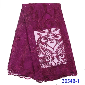 African Lace Fabric 2019 Embroidered Nigerian Laces Fabric Bridal High Quality French Tulle Lace Fabric For Wedding Party 2054B
African Lace Fabric 2019 Embroidered Nigerian Laces Fabric Bridal High Quality French Tulle Lace Fabric For Wedding Party 2054B