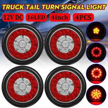 Tail Lights Turn Signal Brake Lights Round Red/Amber 16-LED Trailer Stop Universal 12V
Tail Lights Turn Signal Brake Lights Round Red/Amber 16-LED Trailer Stop Universal 12V
