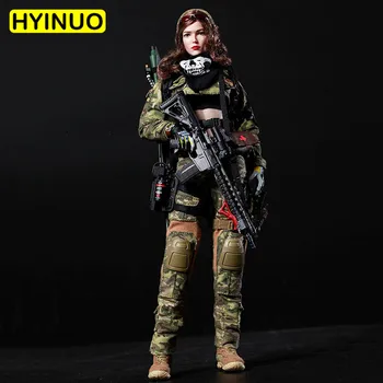 

1/6 Scale FS-73015 Fighting Angel Angela Female Camouflage Battle Suit Sculpt Model 12' Full Set Action Figure Dolls Toys