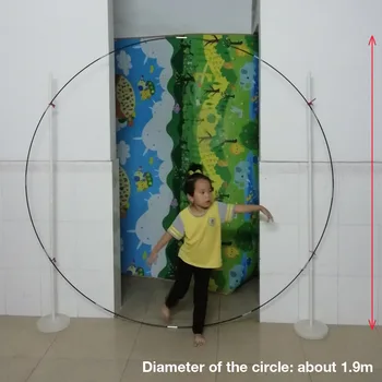Wedding backdrop structure, upright stands and glass fiber reinforced plastic poles to make circle ring frame
Wedding backdrop structure, upright stands and glass fiber reinforced plastic poles to make circle ring frame