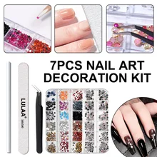 7Pcs Nail Art Decoration Kit Rhinestones Nail Dotting Pen Nail Design DIY Manicure Tool for Fingernails Eyeglasses Home
7Pcs Nail Art Decoration Kit Rhinestones Nail Dotting Pen Nail Design DIY Manicure Tool for Fingernails Eyeglasses Home