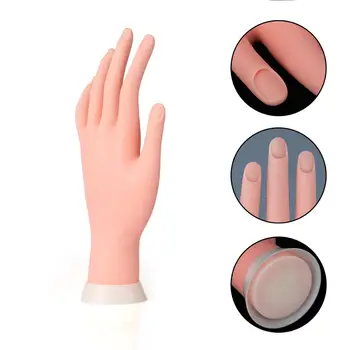 Bendable Table Mount Soft Manicure Practice Model Nail Art Training Faux Hand Re-usable practice hand mannequin nail design
Bendable Table Mount Soft Manicure Practice Model Nail Art Training Faux Hand Re-usable practice hand mannequin nail design