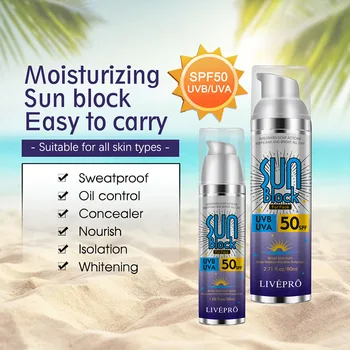Spf 50pa+++ Facial Body Sunscreen Whitening Sun Cream Sunblock Skin Protective Cream Anti-aging Oil-control Moisturizing Sea
Spf 50pa+++ Facial Body Sunscreen Whitening Sun Cream Sunblock Skin Protective Cream Anti-aging Oil-control Moisturizing Sea