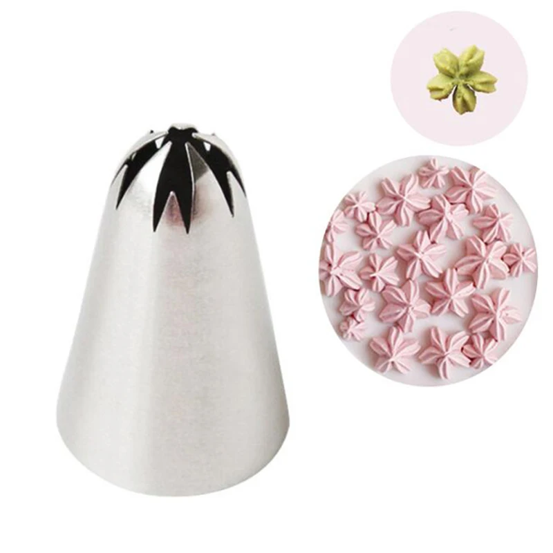 #2F Cherry Stainless Steel Piping Icing Nozzle Fondant Jelly Cake Cream Pastry Baking Tips Cake Making Tools Dessert Decoration
#2F Cherry Stainless Steel Piping Icing Nozzle Fondant Jelly Cake Cream Pastry Baking Tips Cake Making Tools Dessert Decoration