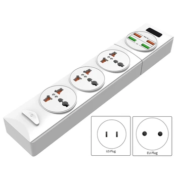 Multi-Function Smart USB Power Board Extender 4 USB 3 Sockets Flame Retardant Multifunctional Square Socket 
Multi-Function Smart USB Power Board Extender 4 USB 3 Sockets Flame Retardant Multifunctional Square Socket