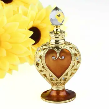 Antique Brown Vintage Cut Glass Metal Perfume Bottles With Stopper Empty Refillable 12ml NEW
Antique Brown Vintage Cut Glass Metal Perfume Bottles With Stopper Empty Refillable 12ml NEW