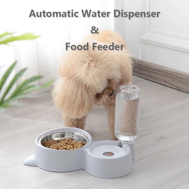 2019 New 2 In 1 Pet Automatic Water Dispenser and Stainless Steel Feeder Dogs Cats Drinking Bowl Water Dispenser Pet Supplies
2019 New 2 In 1 Pet Automatic Water Dispenser and Stainless Steel Feeder Dogs Cats Drinking Bowl Water Dispenser Pet Supplies