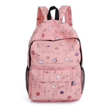 Backpack 2020 New School Bags for Girls Zipper Printing Boat Pattern Cartoon Canvas Light Backpack for Girls Simple Travel Bags
Backpack 2020 New School Bags for Girls Zipper Printing Boat Pattern Cartoon Canvas Light Backpack for Girls Simple Travel Bags