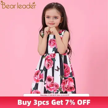 Bear Leader Girls Dress Spring Style 2020 Brand Princess Dresses European and American Style Flowers Printing Children Clothing
Bear Leader Girls Dress Spring Style 2020 Brand Princess Dresses European and American Style Flowers Printing Children Clothing