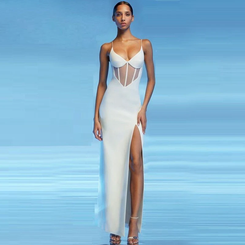 Bandage Dress 2021 Elegant White Summer Dress Spaghetti Strap V Neck Women Celebrity Sleeveless Midi Dress Vestidos
Bandage Dress 2021 Elegant White Summer Dress Spaghetti Strap V Neck Women Celebrity Sleeveless Midi Dress Vestidos