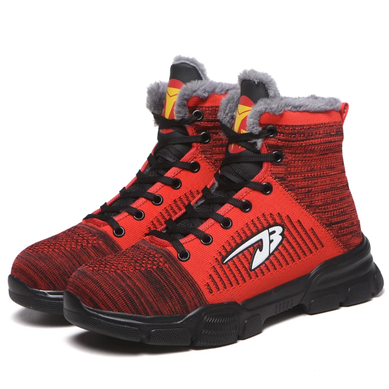 Men‘s Safety Shoes Steel Toe Work Boots Lightweight Puncture Proof Work Shoes Breathable Sneakers image 3