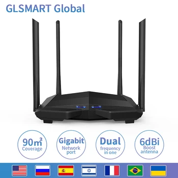 AC1200M Wireless WiFi Router GLC10 with 2.4Ghz/5.0Ghz Home Coverage Dual Band Wifi Repeater,APP Remote Manage
AC1200M Wireless WiFi Router GLC10 with 2.4Ghz/5.0Ghz Home Coverage Dual Band Wifi Repeater,APP Remote Manage