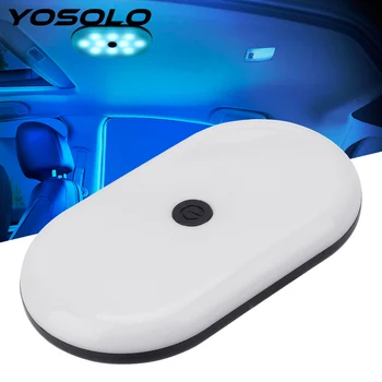YOSOLO 1Pcs LED Car Interior Reading Light Magnetic LED Night Square Touch Light Car Backseat Ceiling Roof Light Kits
YOSOLO 1Pcs LED Car Interior Reading Light Magnetic LED Night Square Touch Light Car Backseat Ceiling Roof Light Kits