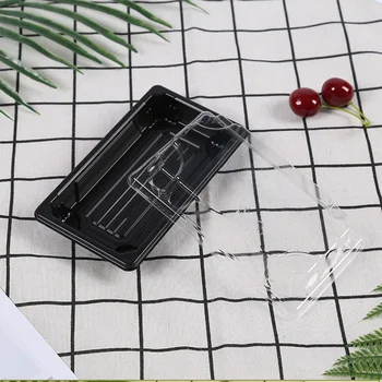 100PCS Disposable Sushi Packing Box Fruit Cake Carry Out Container Rectangle Take Out Boxes (Black)
100PCS Disposable Sushi Packing Box Fruit Cake Carry Out Container Rectangle Take Out Boxes (Black)