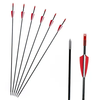 6/12/24pcs 79cm Fibreglass Arrows 6mm Archery Arrows Nocks Compound Bow & Recurve Bow Hunting and Target Practice Arrows
6/12/24pcs 79cm Fibreglass Arrows 6mm Archery Arrows Nocks Compound Bow & Recurve Bow Hunting and Target Practice Arrows