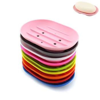 Silicone Soap Dishes Flexible Soap Holder Plate Tray Bathroom Soap Rack 
Silicone Soap Dishes Flexible Soap Holder Plate Tray Bathroom Soap Rack