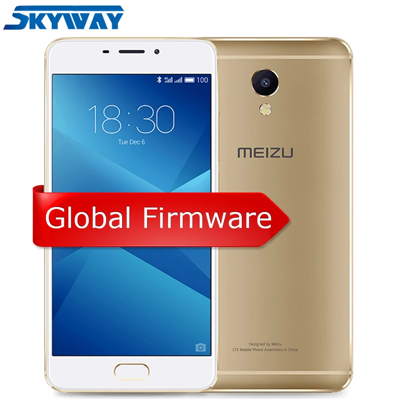 

Meizu M5 Note Global Firmware Helio P10 Octa Core Mobile Phone 3GB RAM 16G/32G ROM 5.5" 1920x1080 13.0MP Fingerprint ID 4000mAh