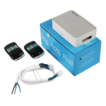 Rolling Shutter Tubular Motor Controller Wireless Garage Door Electric Door Remote Control Kit RF433Mhz Receiver Emitter
Rolling Shutter Tubular Motor Controller Wireless Garage Door Electric Door Remote Control Kit RF433Mhz Receiver Emitter