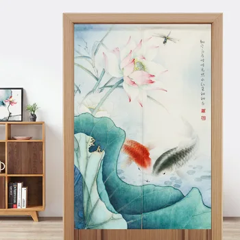 Chinese Lotus Door Curtain Partition Curtain Home Bedroom Kitchen Curtains Toilet Feng Shui Half Curtain
Chinese Lotus Door Curtain Partition Curtain Home Bedroom Kitchen Curtains Toilet Feng Shui Half Curtain