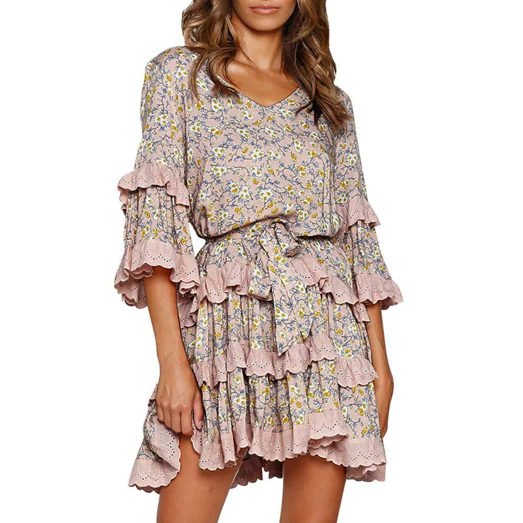 Womail Autumn Dress Women Plus Size 2019 New Fashion Boho V Neck Dresses For Women Cotton Dresses Woman
Womail Autumn Dress Women Plus Size 2019 New Fashion Boho V Neck Dresses For Women Cotton Dresses Woman