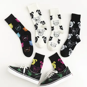 Japanese Jarajuku Stye Unisex Hip Hop Socks Women Autumn Winter Cartoon Dog and Bear Women Socks Cotton Meias 121401
Japanese Jarajuku Stye Unisex Hip Hop Socks Women Autumn Winter Cartoon Dog and Bear Women Socks Cotton Meias 121401