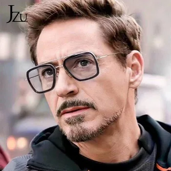 Luxury fashion avenger Tony Stark handsome female style sunglasses men's square brand design sunglasses Oculos retro male Iron M 
Luxury fashion avenger Tony Stark handsome female style sunglasses men's square brand design sunglasses Oculos retro male Iron M
