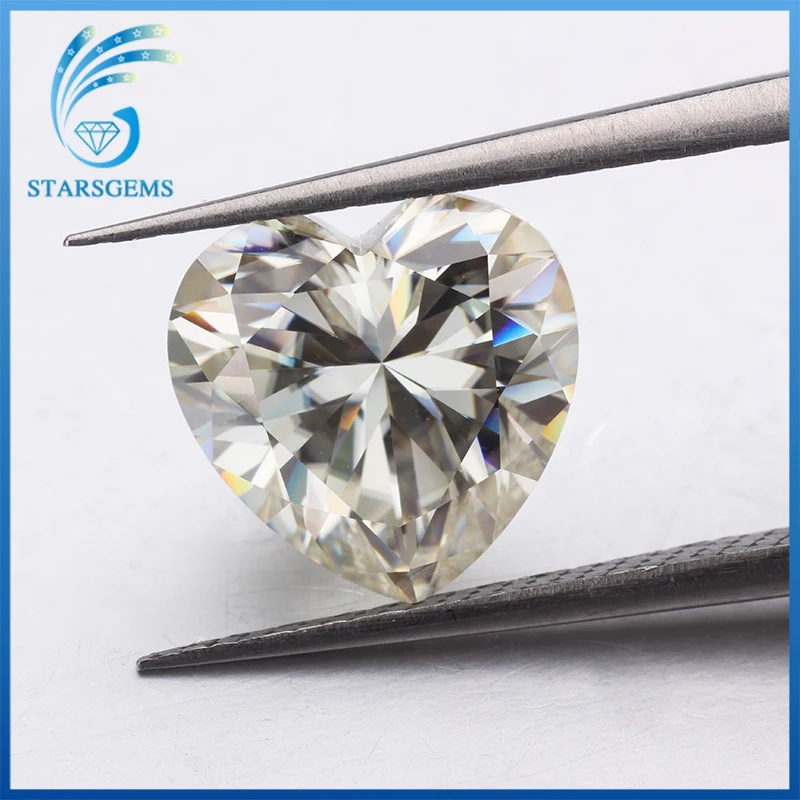 5ct Starsgem Romantic Heart Shape 11mm Moissanite Gemstone IJ Color with a Avairable Price
5ct Starsgem Romantic Heart Shape 11mm Moissanite Gemstone IJ Color with a Avairable Price