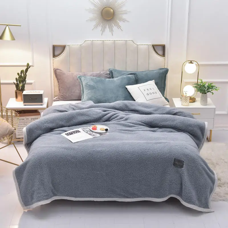 Yaapeet 1pc Lamb Wool Baby Blanket Light Grey Solstice Bed Cover Europe Solid Color Air Conditioning Blanket Dark Blue Bedspreed
Yaapeet 1pc Lamb Wool Baby Blanket Light Grey Solstice Bed Cover Europe Solid Color Air Conditioning Blanket Dark Blue Bedspreed