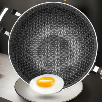 Non-stick wok household 304 stainless steel wok without oil fume induction cooker gas suitable for multifunctional wok
Non-stick wok household 304 stainless steel wok without oil fume induction cooker gas suitable for multifunctional wok