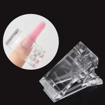 2PCS Transparent poly nail gel Quick Building Nail Tips Finger Extension Mold Tips Nail Dual Forms Nail Tips Clip Nail Art Tool
2PCS Transparent poly nail gel Quick Building Nail Tips Finger Extension Mold Tips Nail Dual Forms Nail Tips Clip Nail Art Tool