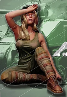 1/35 TANK GIRL SUMMER toy Resin Model Miniature resin figure Unassembly Unpainted
1/35 TANK GIRL SUMMER toy Resin Model Miniature resin figure Unassembly Unpainted