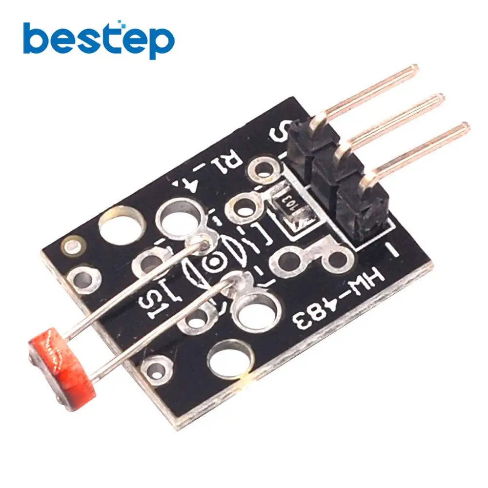 KY-018 3pin Optical Sensitive Resistance Light Detection Photosensitive Sensor Module for arduino DIY Kit KY018
KY-018 3pin Optical Sensitive Resistance Light Detection Photosensitive Sensor Module for arduino DIY Kit KY018