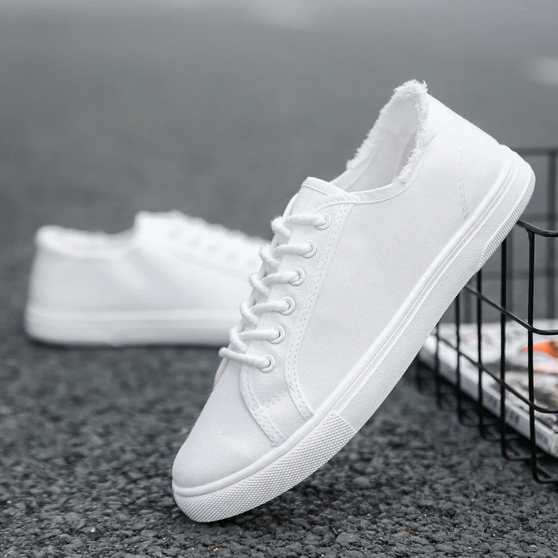 Men canvas shoes Classic lace up Sneakers Male 2020 Spring Autumn Boys white shoes Unisex Loafers Tenis Masculino
Men canvas shoes Classic lace up Sneakers Male 2020 Spring Autumn Boys white shoes Unisex Loafers Tenis Masculino