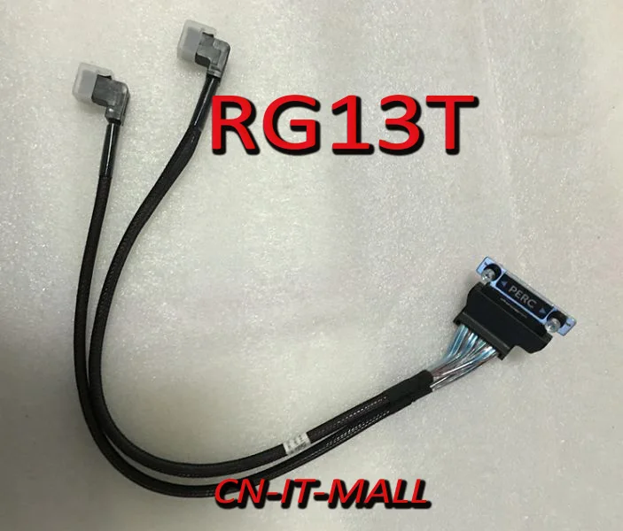 Вытянутый F037K FN73C RG13T Dual 12Gb SAS SFF-8643 PERC H330 H730 H730P кабель для PowerEdge R730 | Компьютеры и
