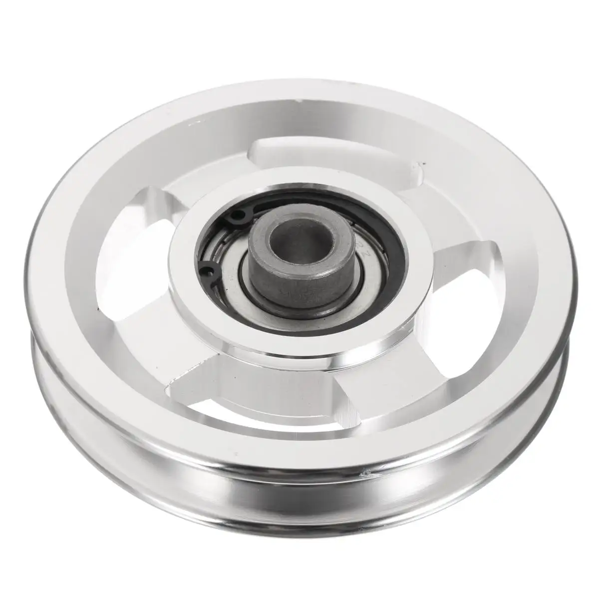 73/95/110/114mm Diameter Universal Aluminium Alloy Wearproof Bearing Pulley Wheel Cable Home Gym Sport Fitness Equipment Part 73/95/110/114mm Diameter Universal Aluminium Alloy Wearproof Bearing Pulley Wheel Cable Home Gym Sport Fitness Equipment Part