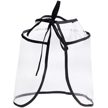 1pc Portable PVC Transparent Dust Mask Big Hat Anti Dust Anti Droplets Cover Full Face 
1pc Portable PVC Transparent Dust Mask Big Hat Anti Dust Anti Droplets Cover Full Face