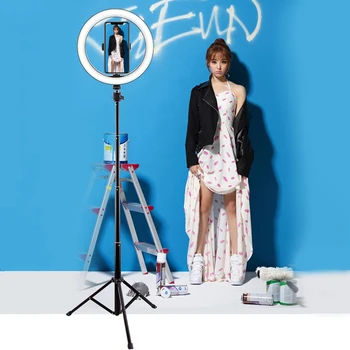 6/8/10/12 Inch Selfie Ring Light With Tripod Rim of LED Light Lamp Stands For Make Up TikTok Youtube Photographic Lighting NE032
6/8/10/12 Inch Selfie Ring Light With Tripod Rim of LED Light Lamp Stands For Make Up TikTok Youtube Photographic Lighting NE032