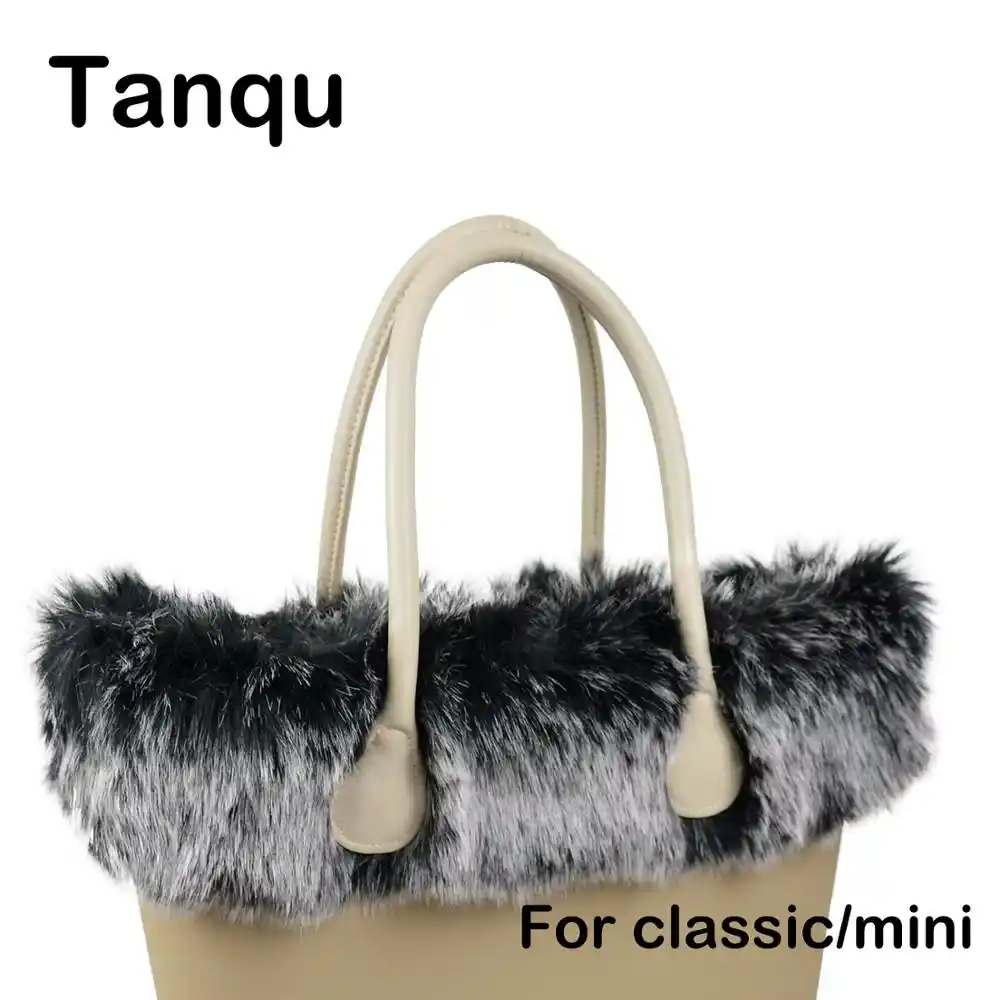 o bag with fur