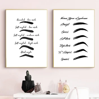 Eyebrows Shapes Chart Makeup Posters and Prints Eyebrows Quote Fashion Wall Art Canvas Painting Picture Beauty Salon Wall Decor
Eyebrows Shapes Chart Makeup Posters and Prints Eyebrows Quote Fashion Wall Art Canvas Painting Picture Beauty Salon Wall Decor