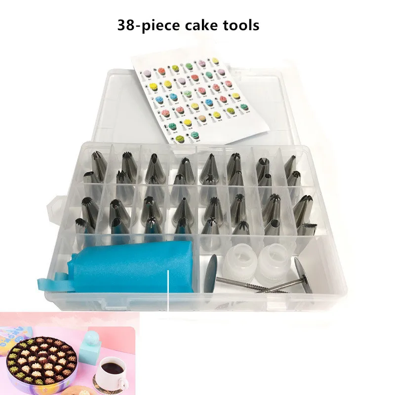Pastry Bag Tips 38 PCS/Set Pastry Bags + 32 Nozzle Set Cookie Cake Decorating Tools Kitchen DIY Icing Piping Cream Reusable
Pastry Bag Tips 38 PCS/Set Pastry Bags + 32 Nozzle Set Cookie Cake Decorating Tools Kitchen DIY Icing Piping Cream Reusable