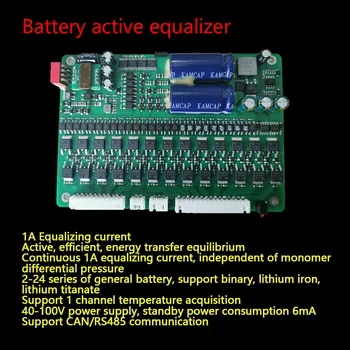 Customized Lithium Battery Pack Active Equalization Module 1A2A Equalization Current Supports RS485/CAN Temperature Acquisition
Customized Lithium Battery Pack Active Equalization Module 1A2A Equalization Current Supports RS485/CAN Temperature Acquisition