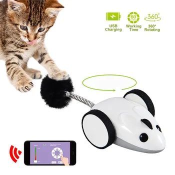 Smart Pet Cat Toy Mouse Bluetooth App Remote Control Electronic Interactive Mice Teaser Toy Crazy Kitten Jouet Chat Usb Charging
Smart Pet Cat Toy Mouse Bluetooth App Remote Control Electronic Interactive Mice Teaser Toy Crazy Kitten Jouet Chat Usb Charging