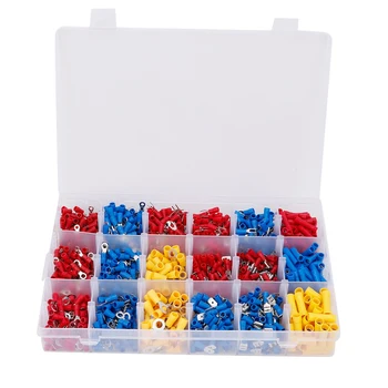 1200PCS Built to strict quality standards Rubber Insulated Cold-pressed Terminal Assorted Wiring Connector Insulated Terminal
1200PCS Built to strict quality standards Rubber Insulated Cold-pressed Terminal Assorted Wiring Connector Insulated Terminal