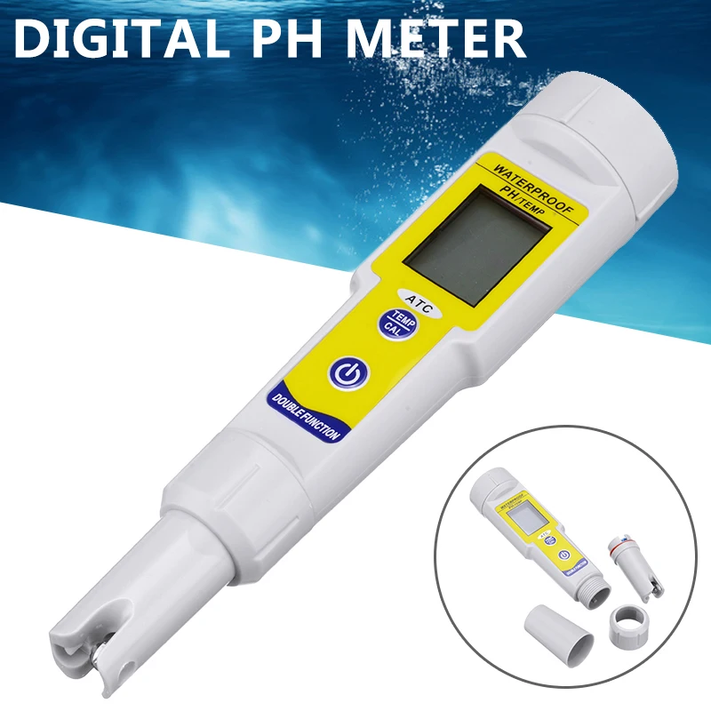Digital PH Meter 0.00-14.0 Automatic Calibration TDS Tester Aquarium Pool Water Purity Tester Pen
Digital PH Meter 0.00-14.0 Automatic Calibration TDS Tester Aquarium Pool Water Purity Tester Pen